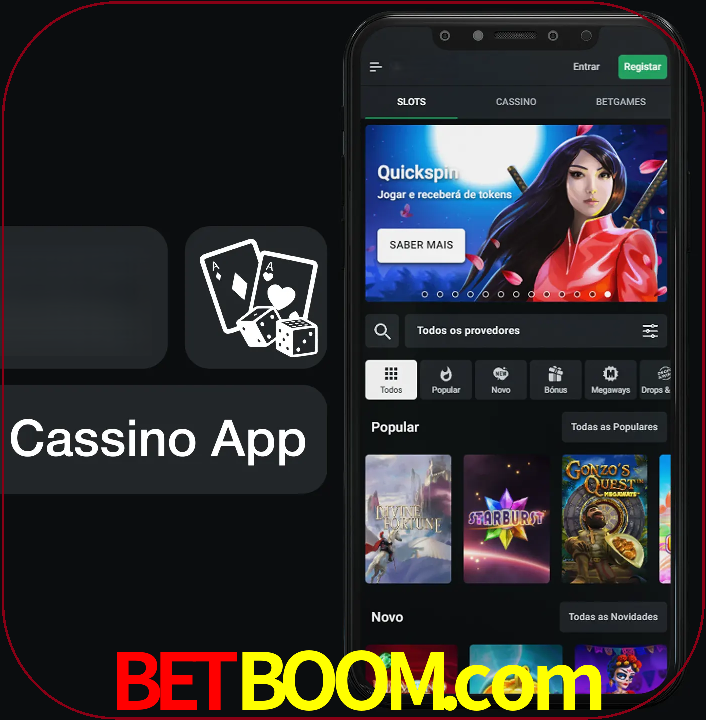 Jogue jogos de cassino e ganhe.