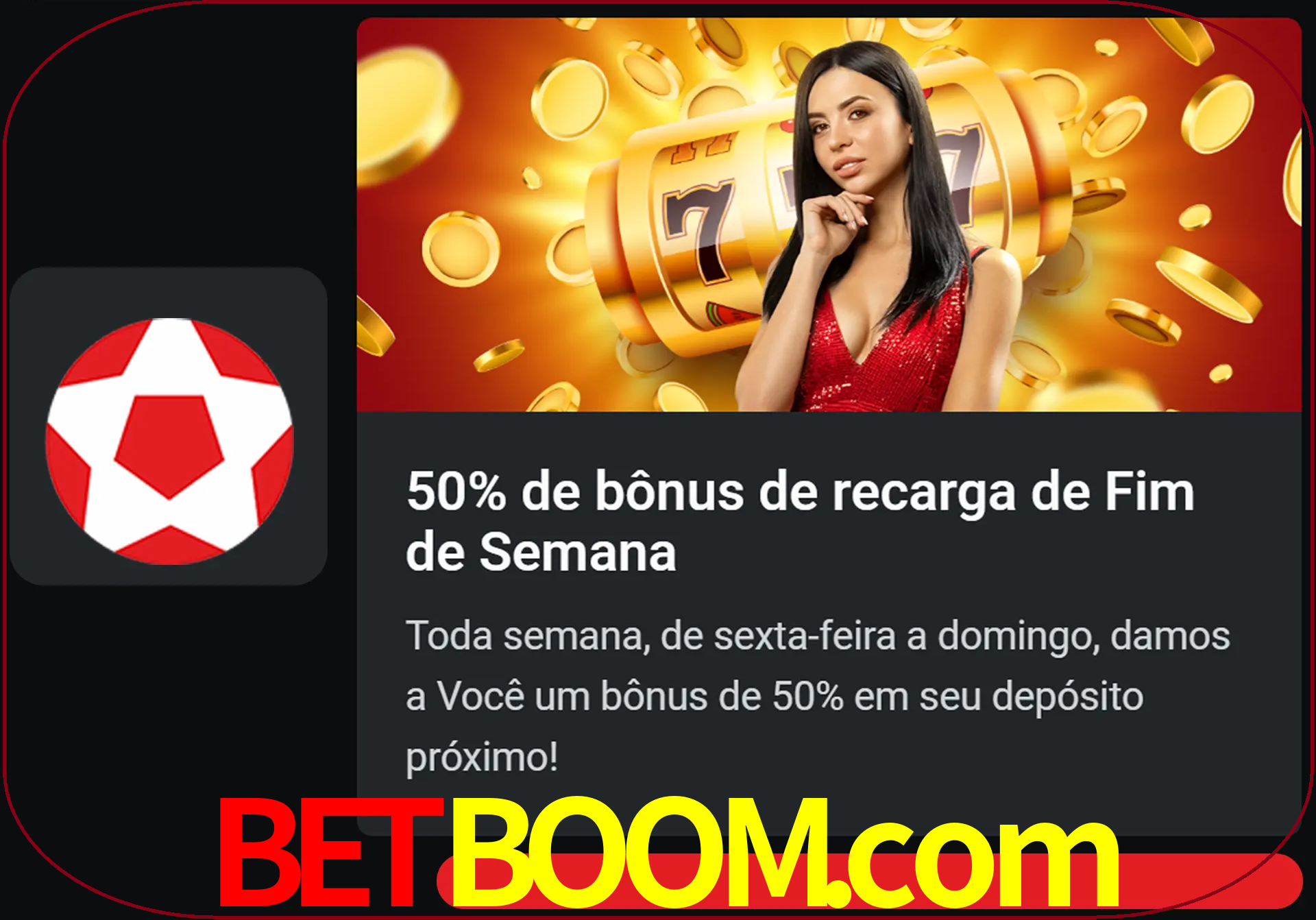 Volte a cada semana para receber novos bônus em dinheiro.
